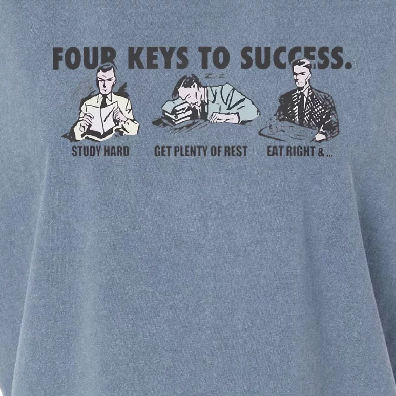 Four Keys To Success Garment-Dyed Women's Muscle Tee