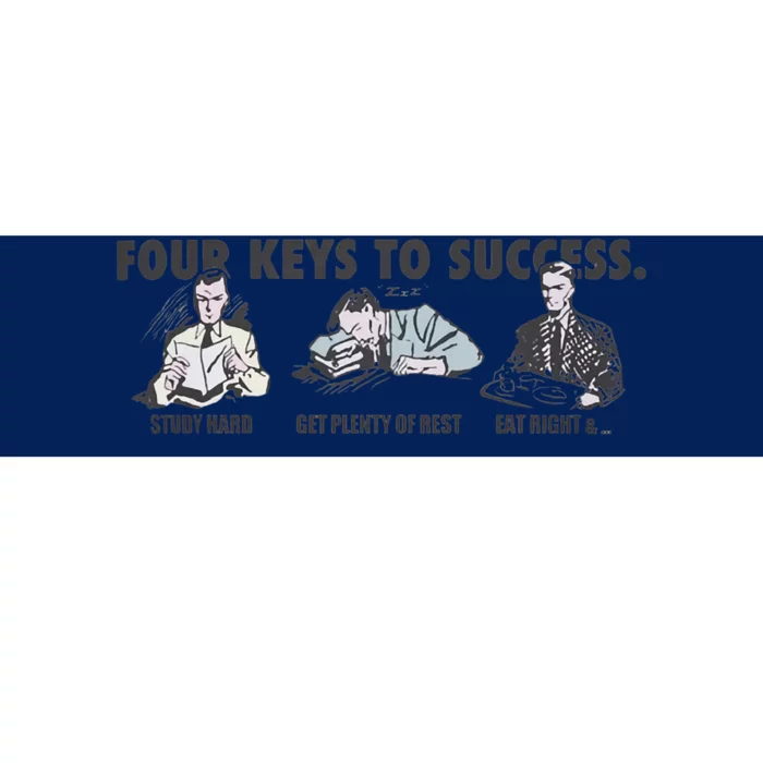 Four Keys To Success Bumper Sticker