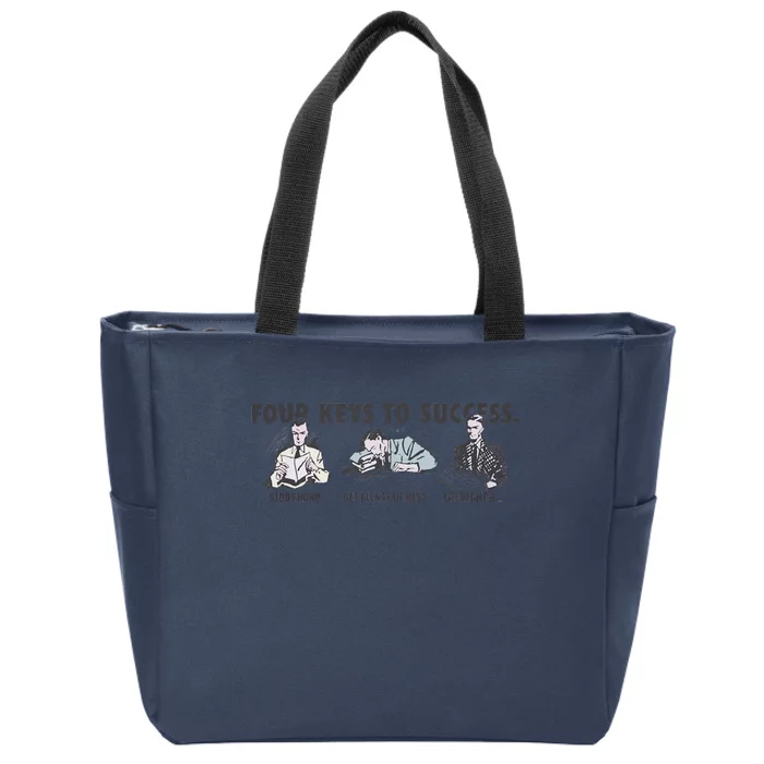 Four Keys To Success Zip Tote Bag