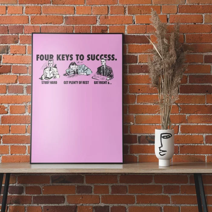 Four Keys To Success Poster