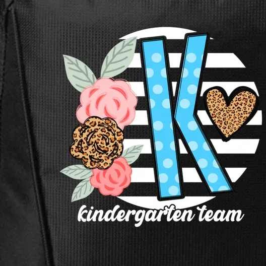 Floral Kindergarten Team Cool Gift 1St Day Of Kindergarten Gift City Backpack