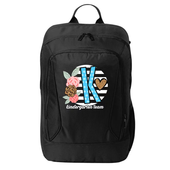 Floral Kindergarten Team Cool Gift 1St Day Of Kindergarten Gift City Backpack