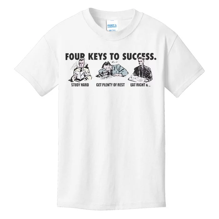 Four Keys To Success Kids T-Shirt