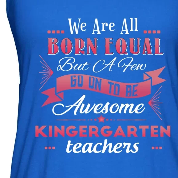 Funny Kindergarten Teacher Gift Ladies Essential Flowy Tank