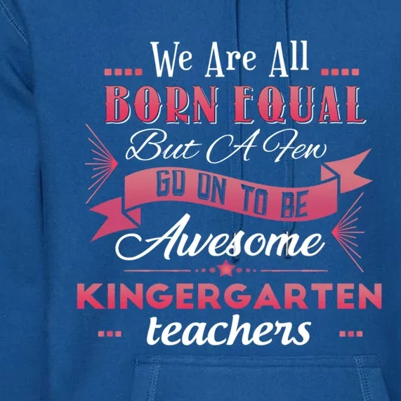 Funny Kindergarten Teacher Gift Premium Hoodie