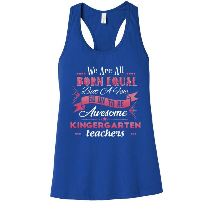 Funny Kindergarten Teacher Gift Women's Racerback Tank