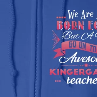 Funny Kindergarten Teacher Gift Full Zip Hoodie