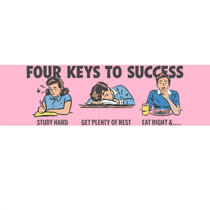 Four Keys To Success Bumper Sticker