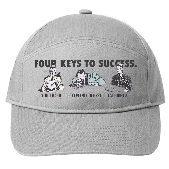 Four Keys To Success 7-Panel Snapback Hat