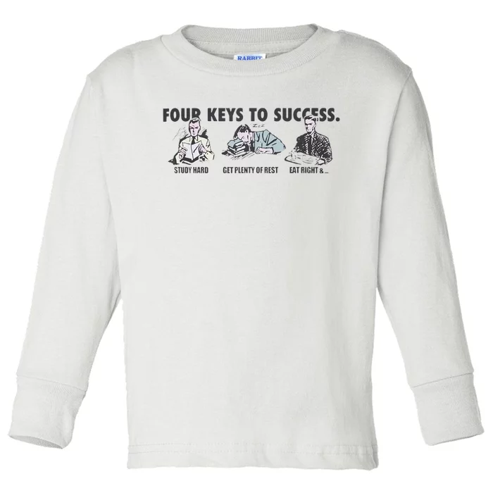 Four Keys To Success Toddler Long Sleeve Shirt