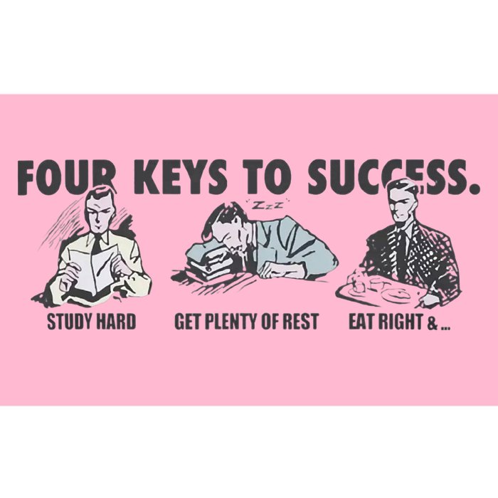 Four Keys To Success Bumper Sticker