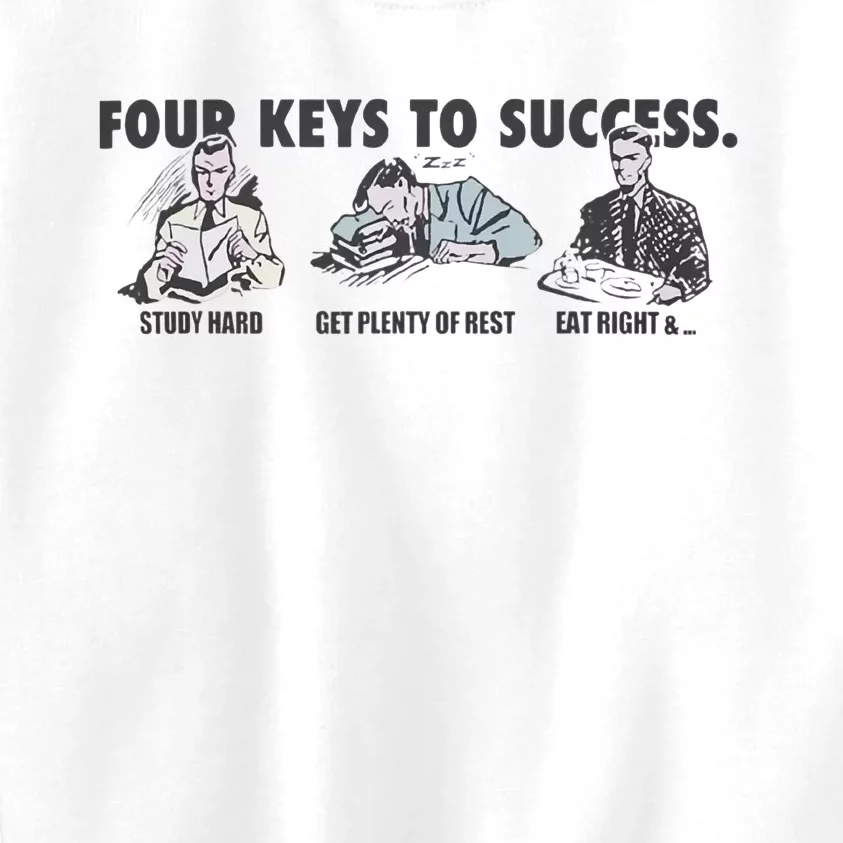 Four Keys To Success Kids Sweatshirt