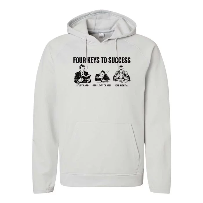 Four Keys To Success Four Keys To Success Performance Fleece Hoodie