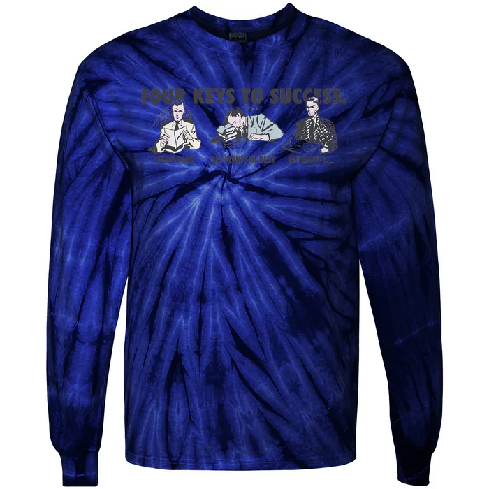 Four Keys To Success Tie-Dye Long Sleeve Shirt