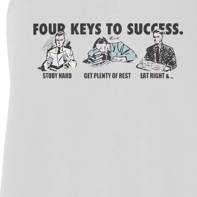 Four Keys To Success Women's Racerback Tank