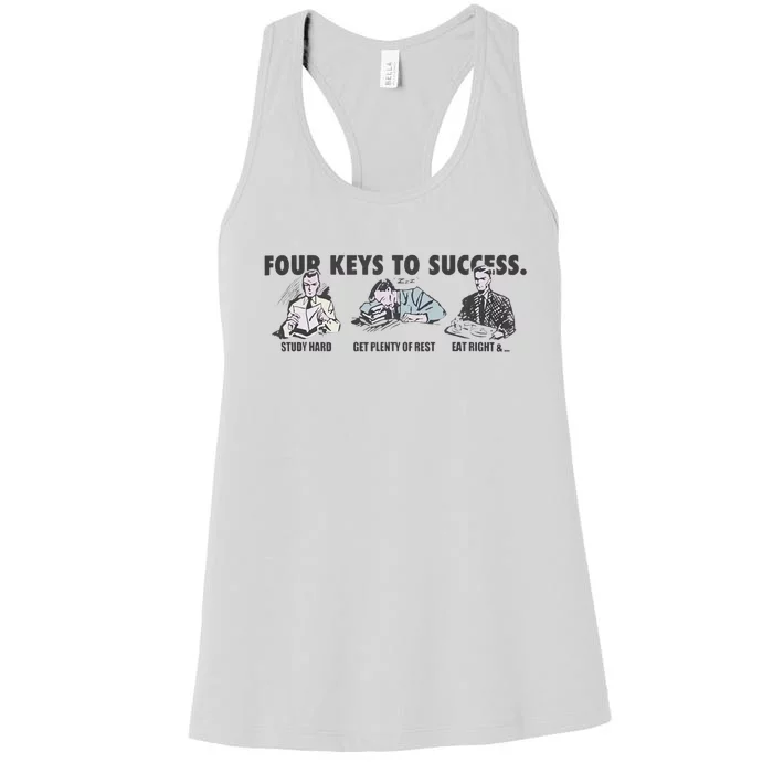 Four Keys To Success Women's Racerback Tank