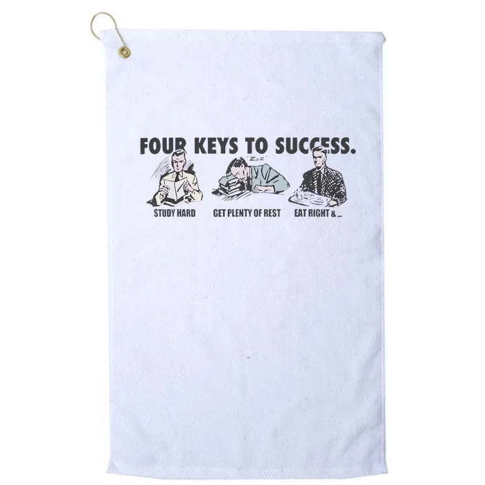 Four Keys To Success Platinum Collection Golf Towel