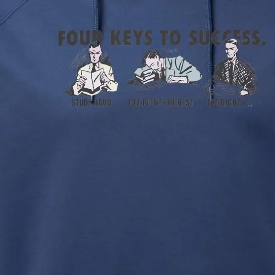 Four Keys To Success Performance Fleece Hoodie