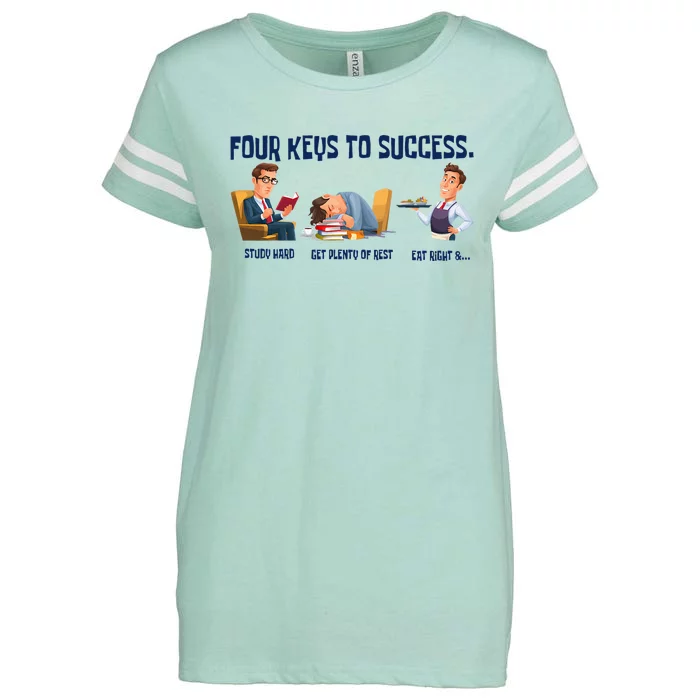 Four Keys To Success 4 Keys To Success Enza Ladies Jersey Football T-Shirt