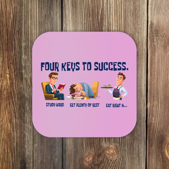 Four Keys To Success 4 Keys To Success Coaster