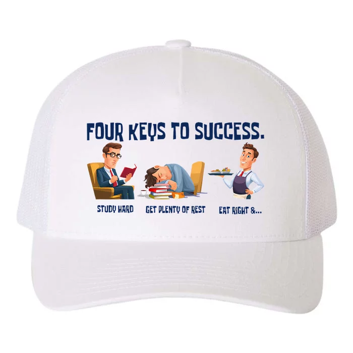 Four Keys To Success 4 Keys To Success Yupoong Adult 5-Panel Trucker Hat