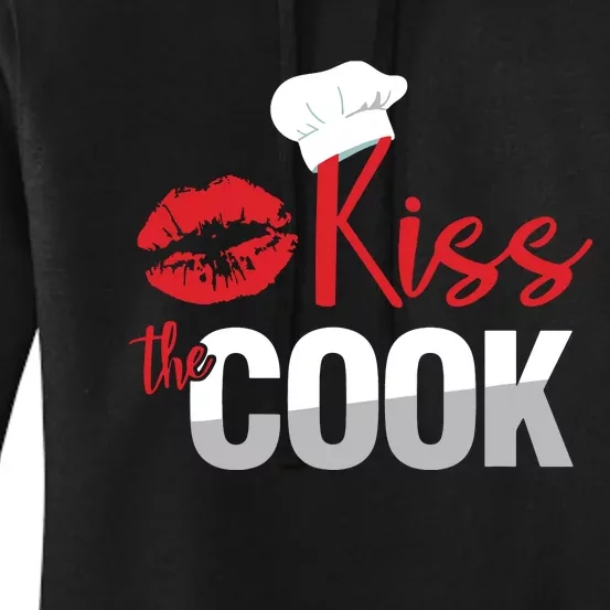 Funny Kiss The Culinary Chef Cook Baker Gift Women's Pullover Hoodie