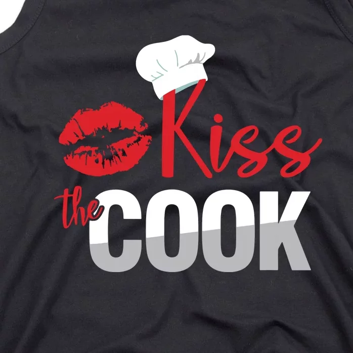 Funny Kiss The Culinary Chef Cook Baker Gift Tank Top