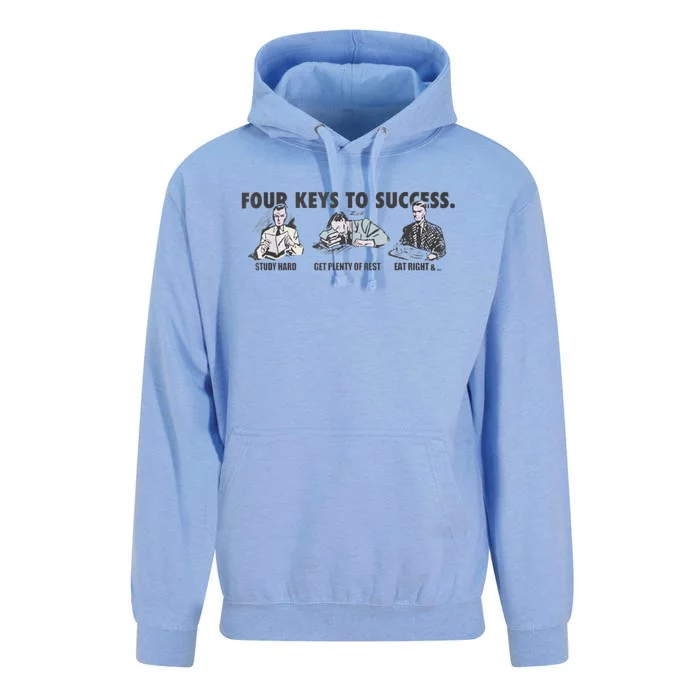 Four Keys To Success Unisex Surf Hoodie