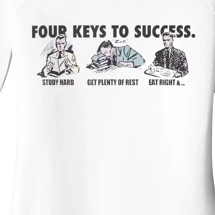 Four Keys To Success Women's Perfect Tri Tunic Long Sleeve Shirt