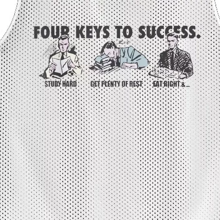 Four Keys To Success Mesh Reversible Basketball Jersey Tank