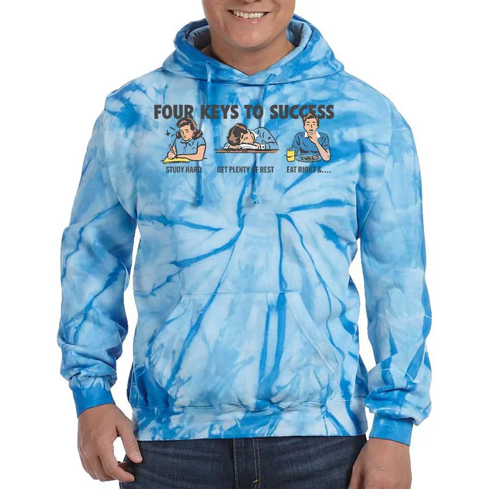 Four Keys To Success Tie Dye Hoodie