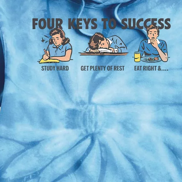 Four Keys To Success Tie Dye Hoodie