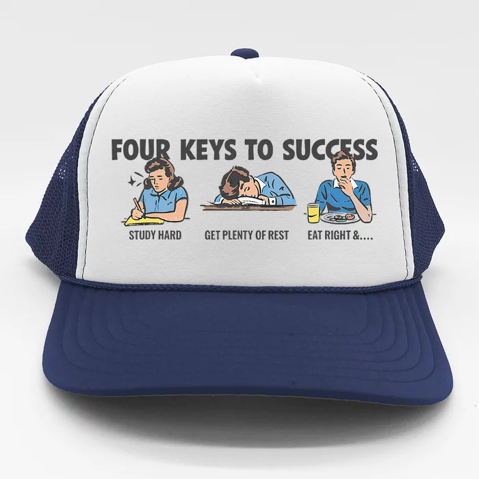 Four Keys To Success Trucker Hat