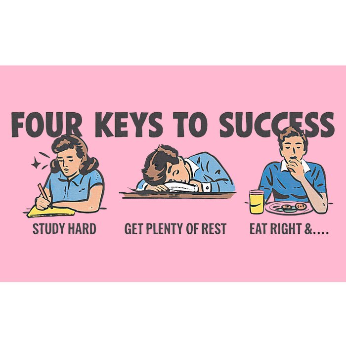 Four Keys To Success Bumper Sticker