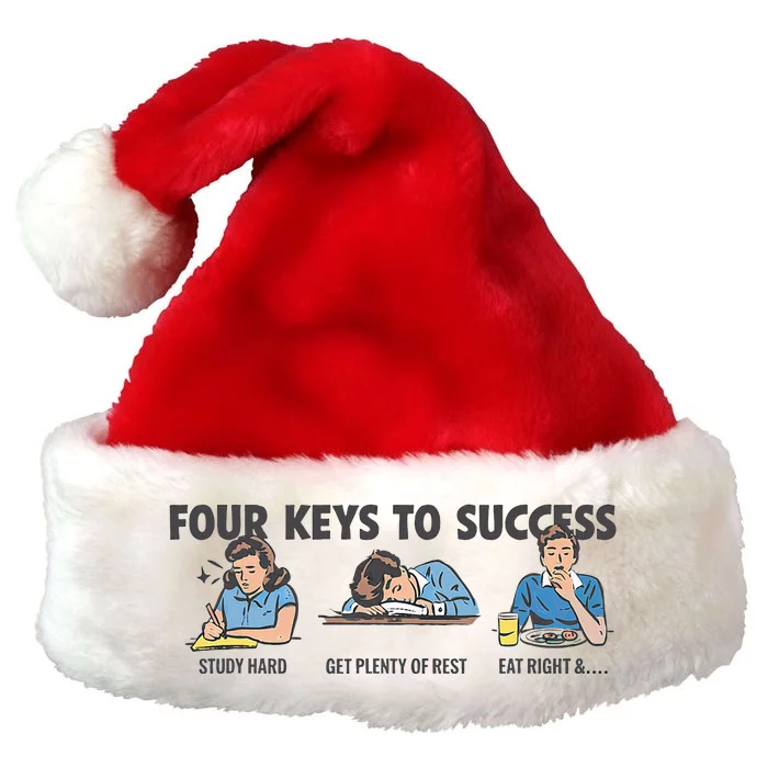 Four Keys To Success Premium Christmas Santa Hat