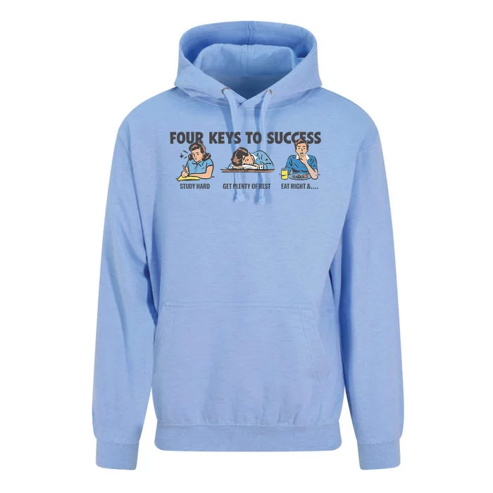 Four Keys To Success Unisex Surf Hoodie