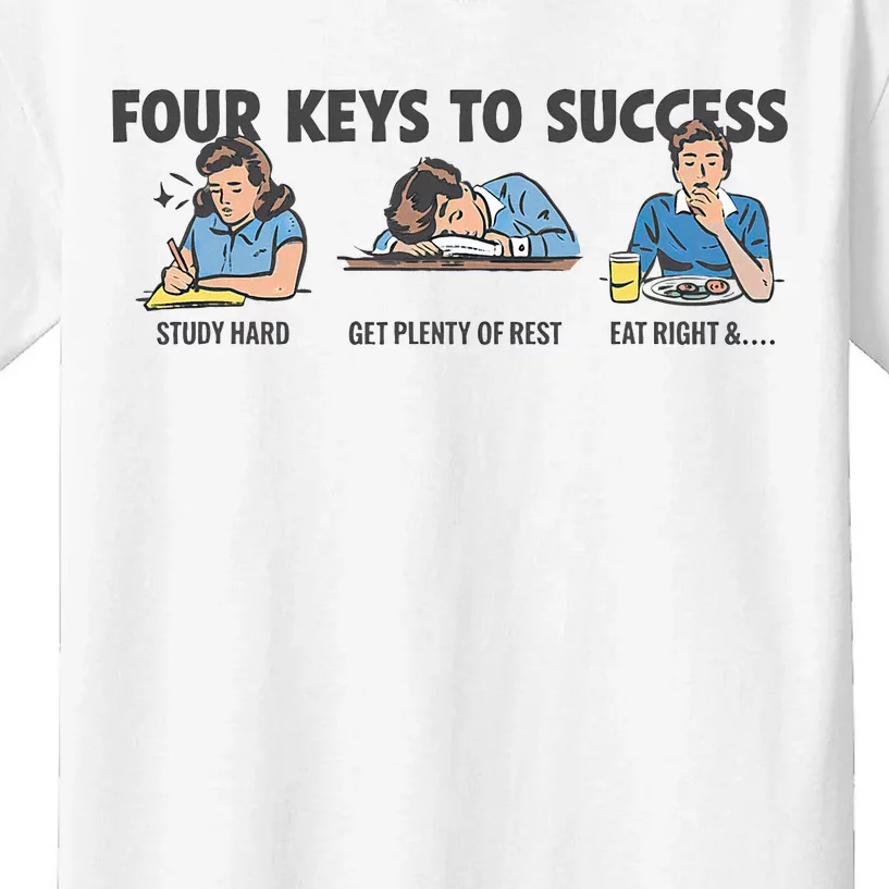 Four Keys To Success Kids T-Shirt