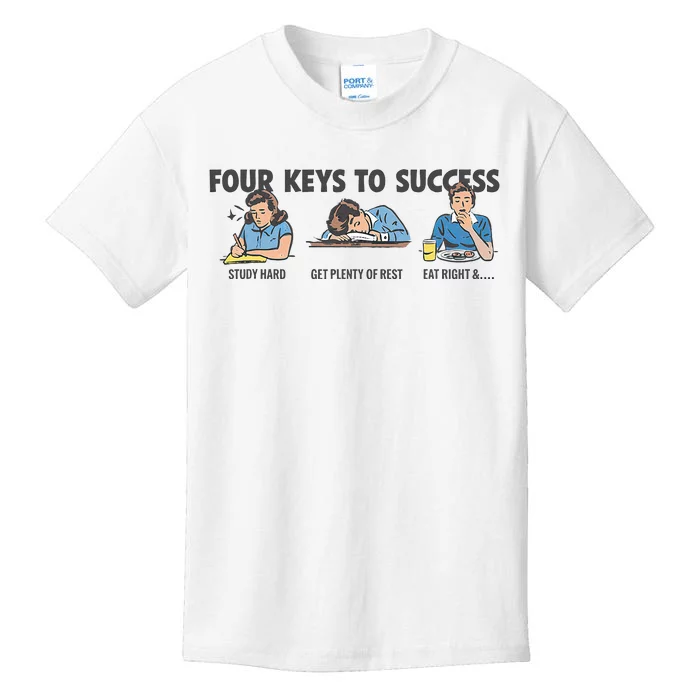 Four Keys To Success Kids T-Shirt