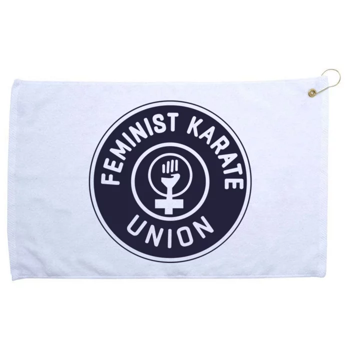 Feminist Karate Union Grommeted Golf Towel