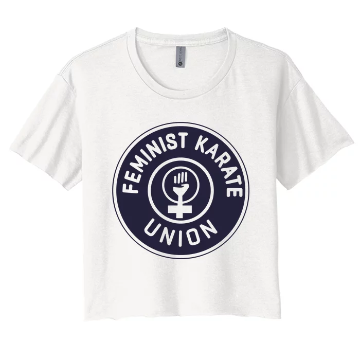 Feminist Karate Union Women's Crop Top Tee