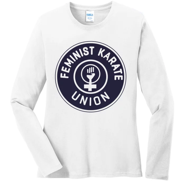 Feminist Karate Union Ladies Long Sleeve Shirt