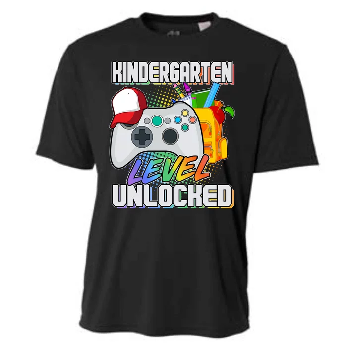 Funny Kindergarten Unlocked Video Gamer Cooling Performance Crew T-Shirt