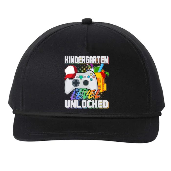 Funny Kindergarten Unlocked Video Gamer Snapback Five-Panel Rope Hat