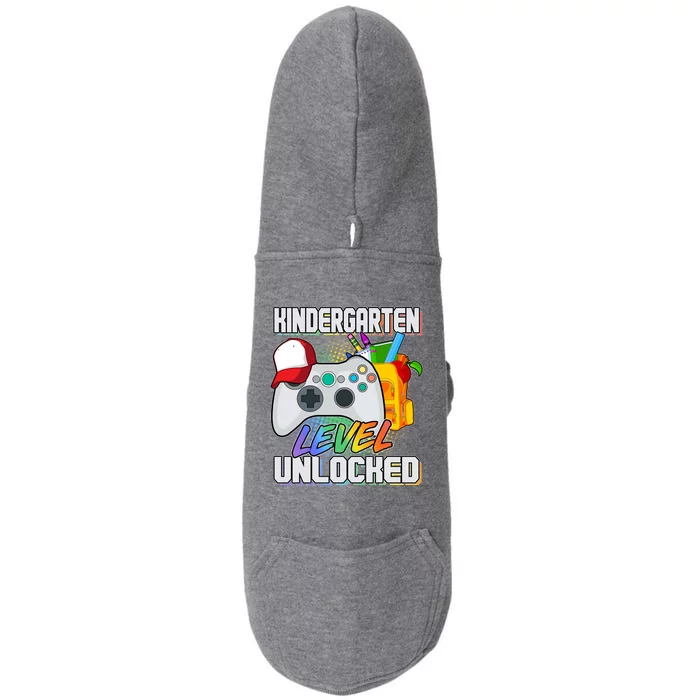 Funny Kindergarten Unlocked Video Gamer Doggie 3-End Fleece Hoodie