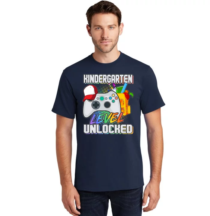 Funny Kindergarten Unlocked Video Gamer Tall T-Shirt