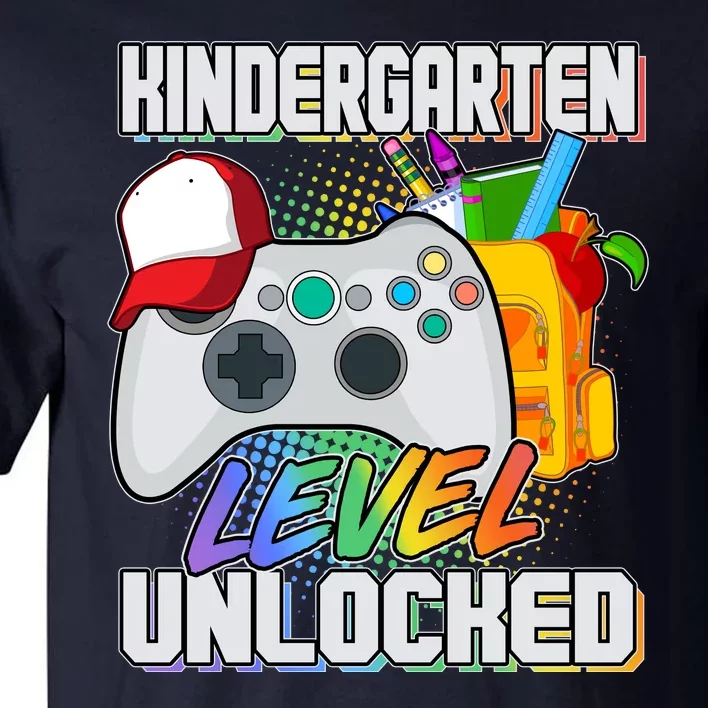 Funny Kindergarten Unlocked Video Gamer Tall T-Shirt