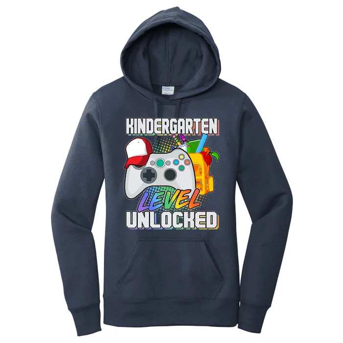 Funny Kindergarten Unlocked Video Gamer Women's Pullover Hoodie