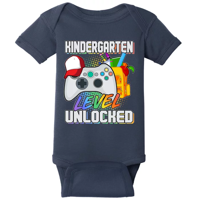 Funny Kindergarten Unlocked Video Gamer Baby Bodysuit