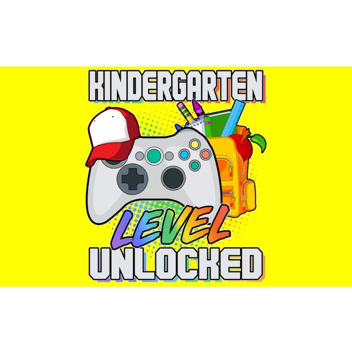 Funny Kindergarten Unlocked Video Gamer Bumper Sticker