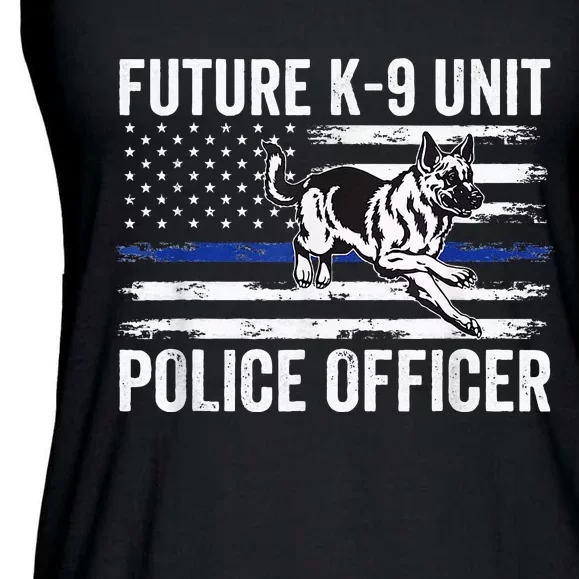 Future K9 Unit Police Officer Proud Law Enforcement Ladies Essential Flowy Tank